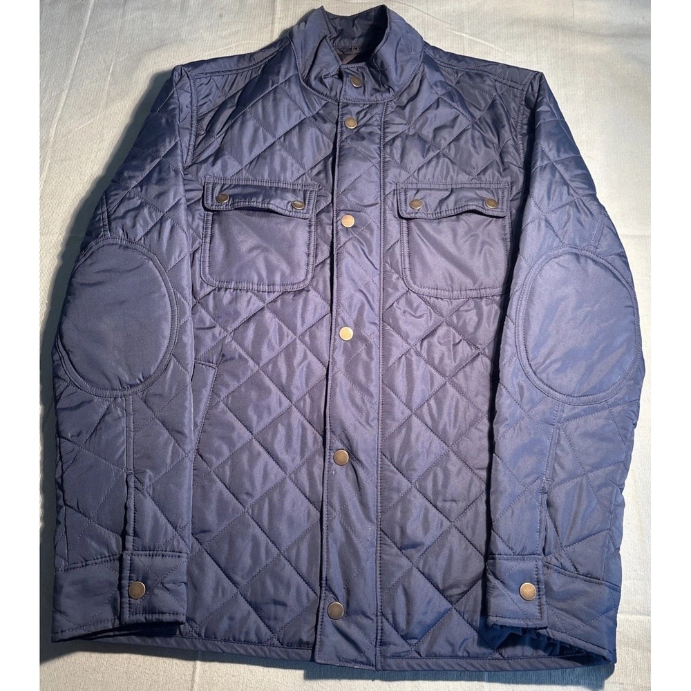 Gap Jacket Quilted Men Small Blue